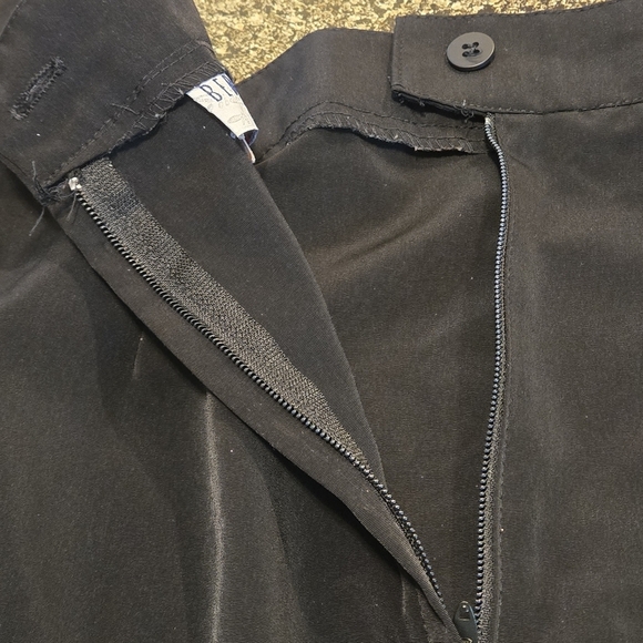 Bedford Fair Lifestyles Vintage 80s 90s Women's 22 Solid Black Maxi Skirt - Picture 14 of 14